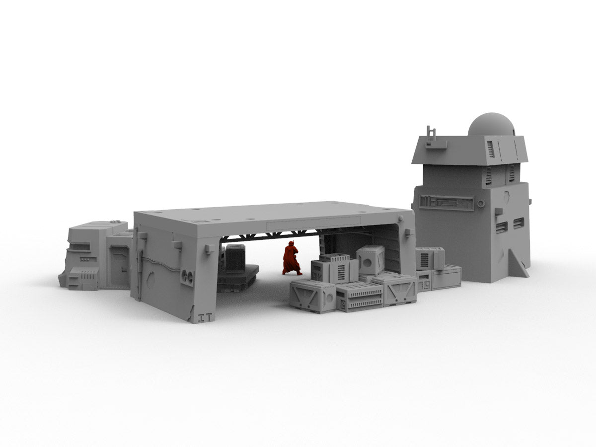 Mechanic's Bay and House Bundle - Digital STL Files