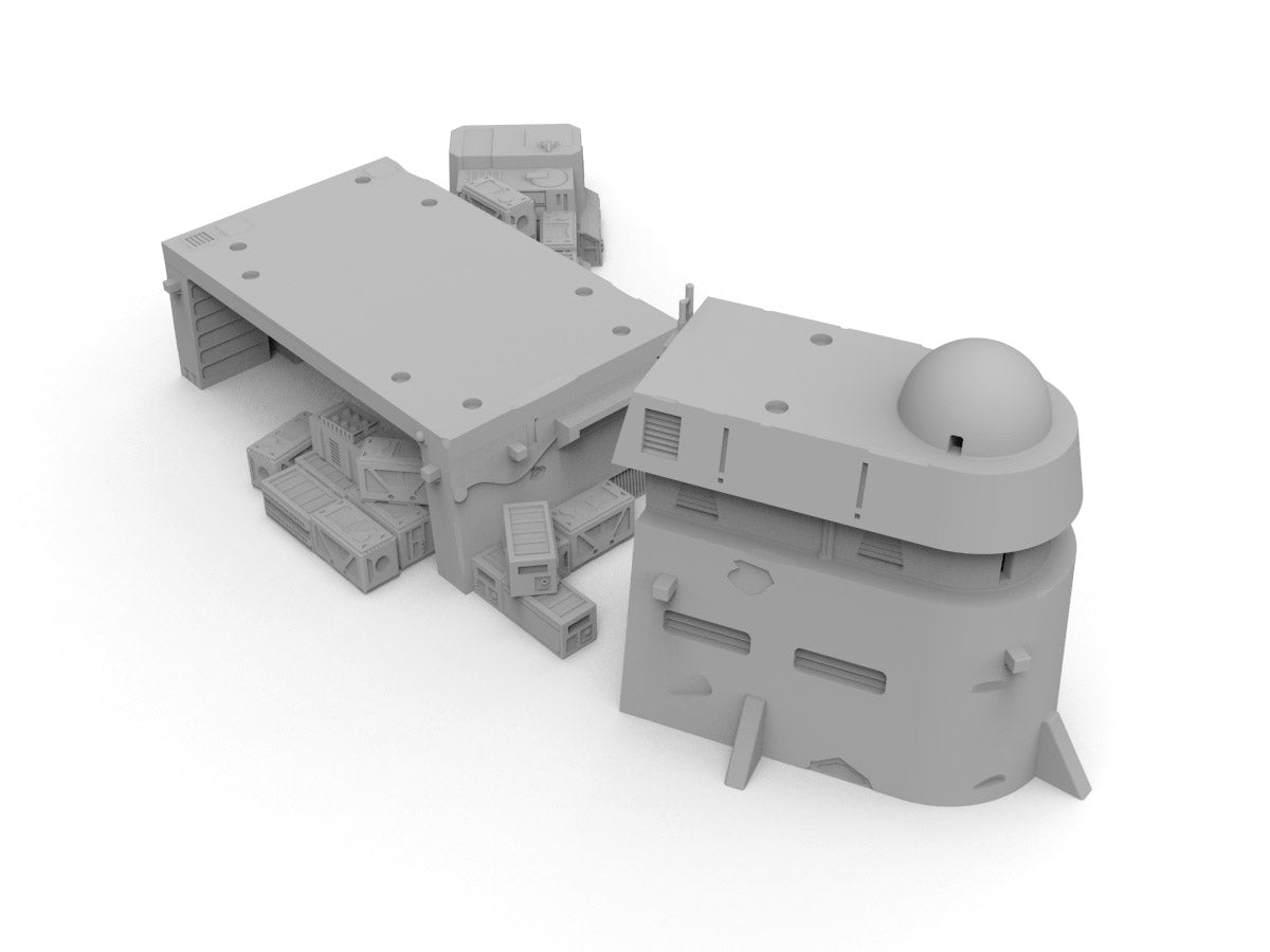Mechanic's Bay and House Bundle - Digital STL Files