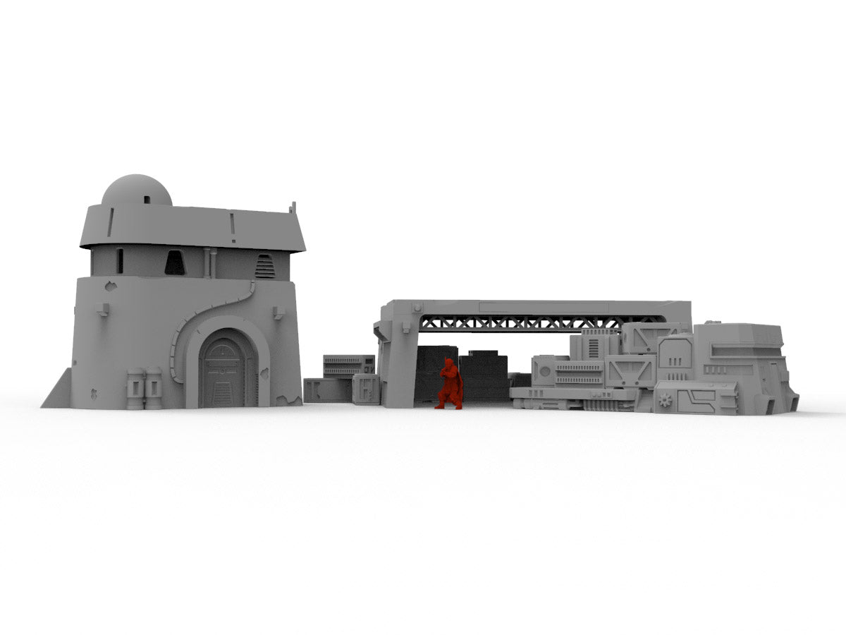 Mechanic's Bay and House Bundle - Digital STL Files