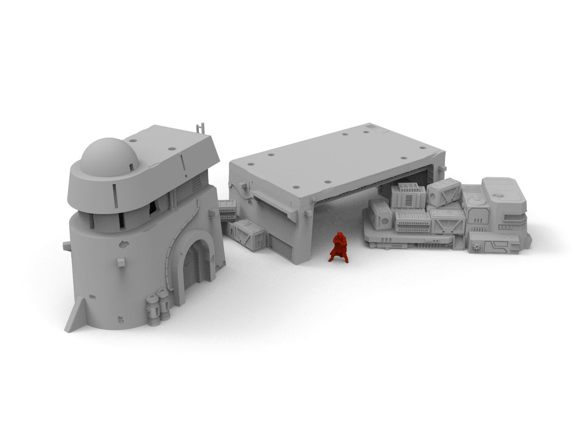 Mechanic's Bay and House Bundle - Digital STL Files