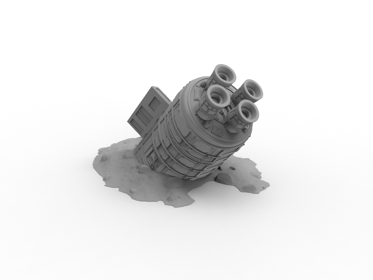 Large Escape Pod - Digital STL File