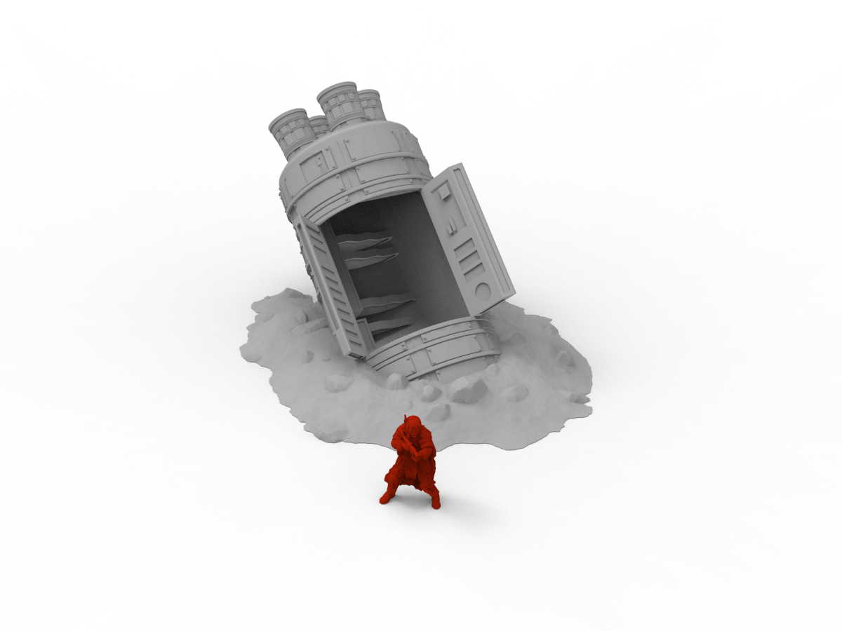 Large Escape Pod - Digital STL File
