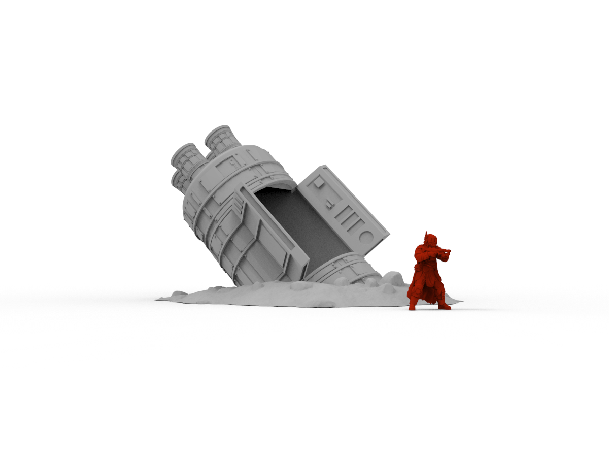 Large Escape Pod - Digital STL File