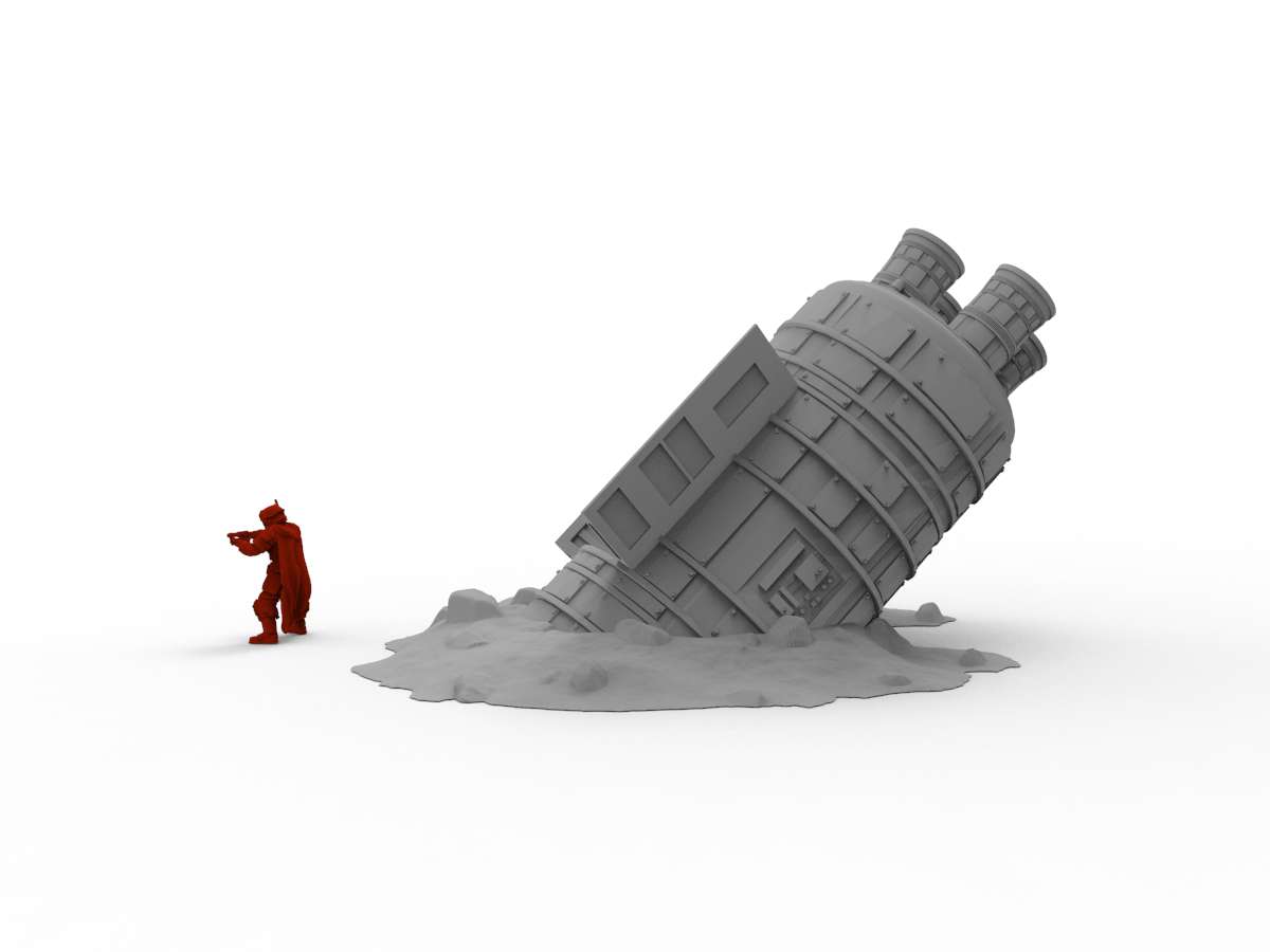 Large Escape Pod - Digital STL File