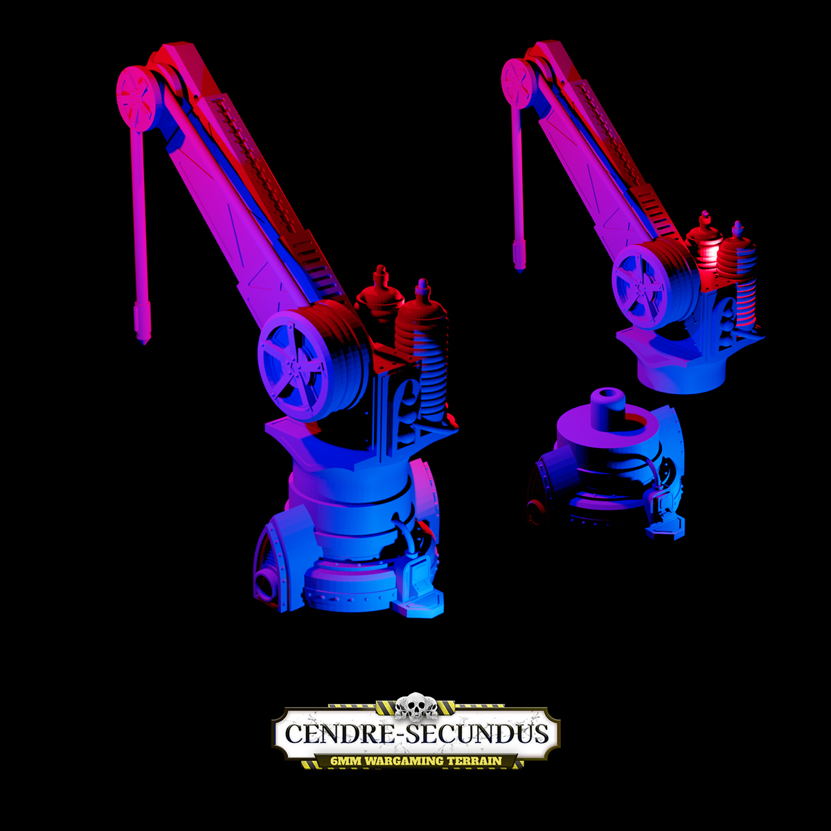 Landing Bay Set by Bishok - Digital STL File
