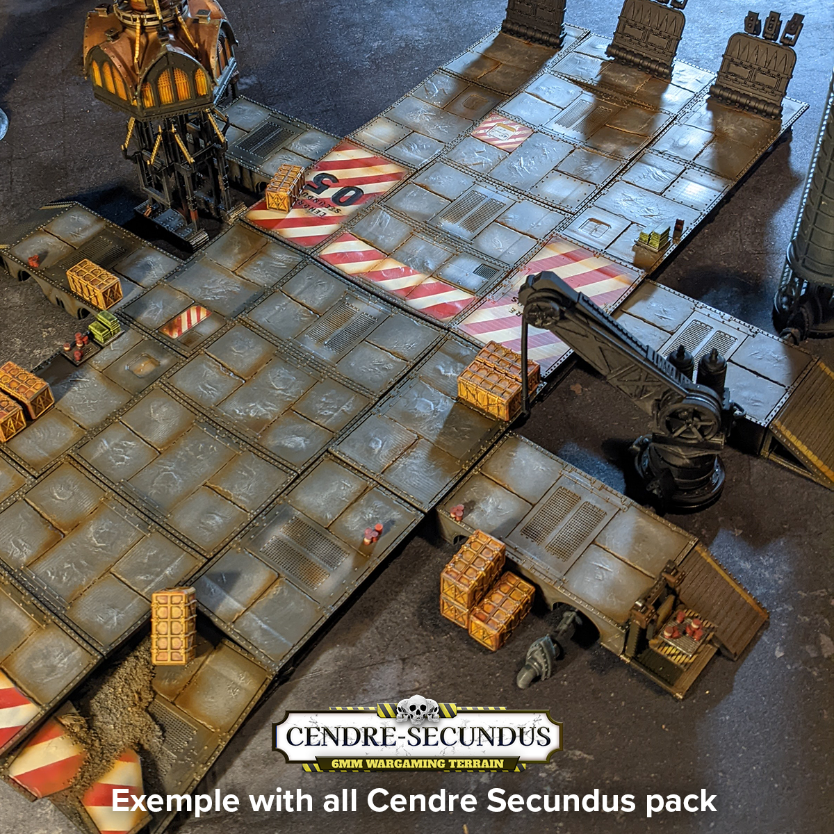 Landing Bay Set by Bishok - Digital STL File
