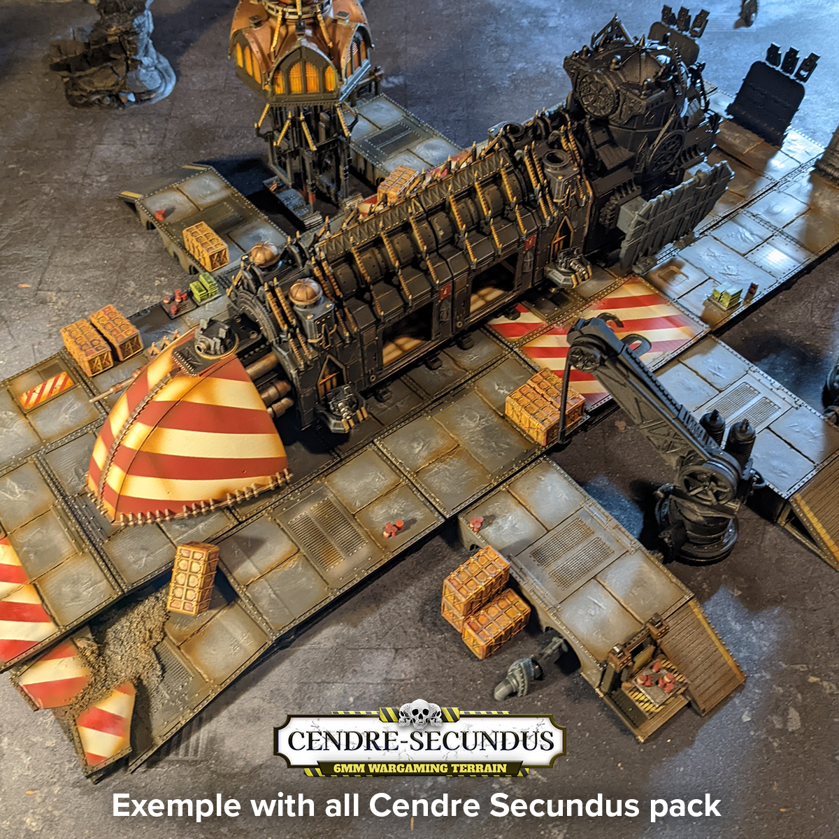 Landing Bay Set by Bishok - Digital STL File