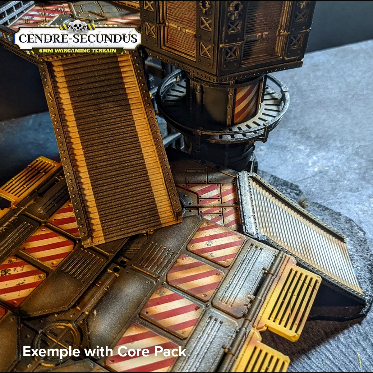 Platform and Crane Expansion Set by Bishok - Digital STL File