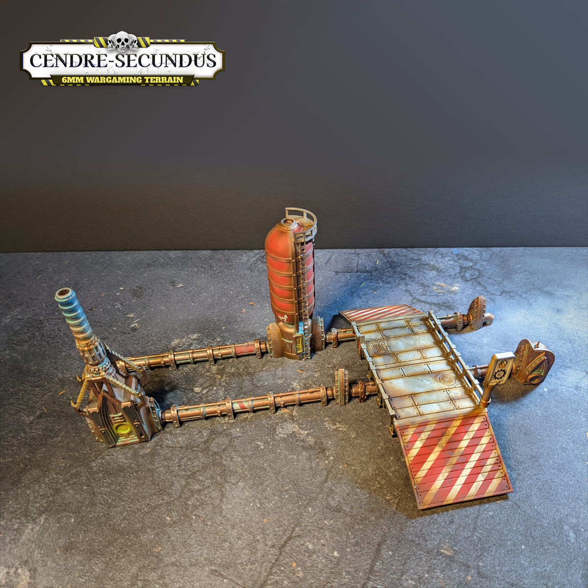 Pipe and Bridge Set by Bishok - Digital STL File
