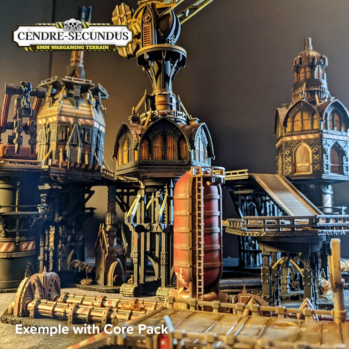 Platform and Crane Expansion Set by Bishok - Digital STL File