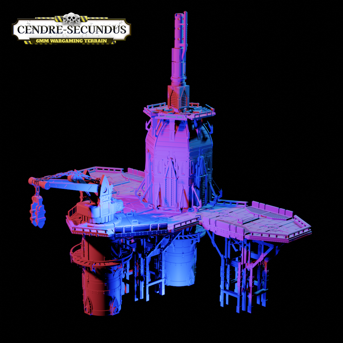 Platform Core Set by Bishok - Digital STL File