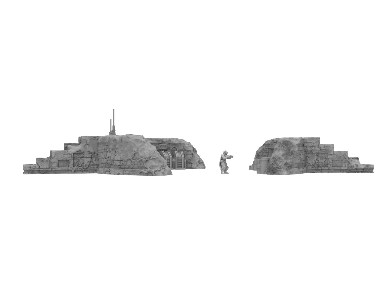 Circle Ruins Bundle - Digital STL Files