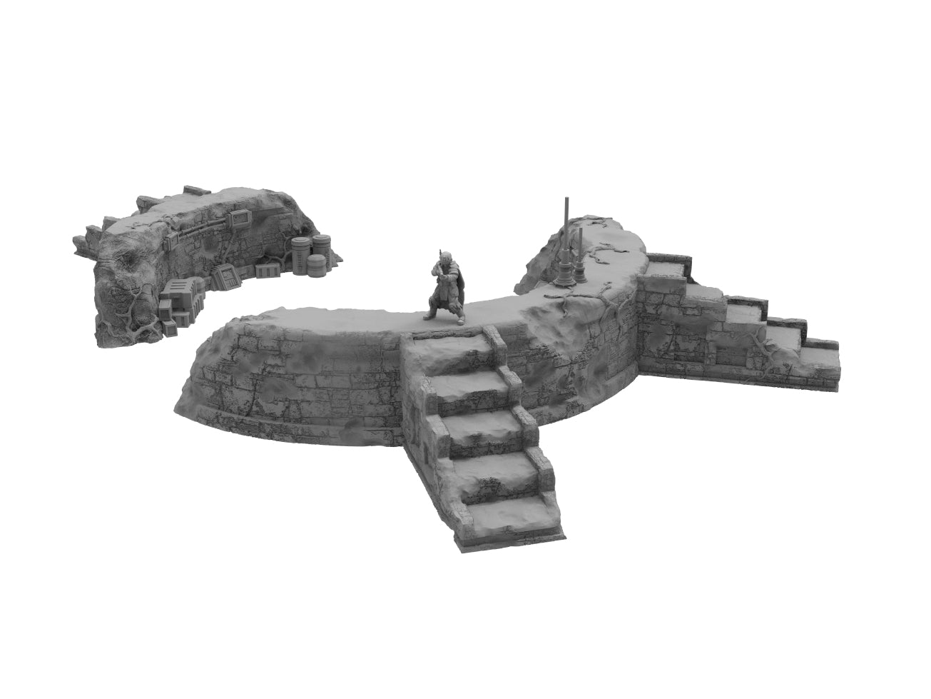 Circle Ruins Bundle - Digital STL Files