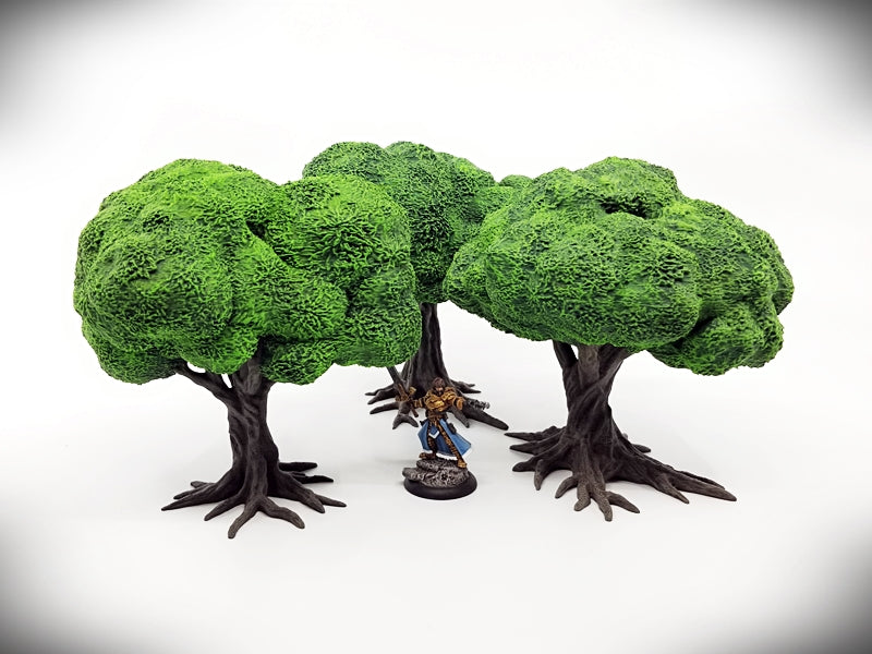 Deciduous Tree Set by Terrainify - Digital STL File