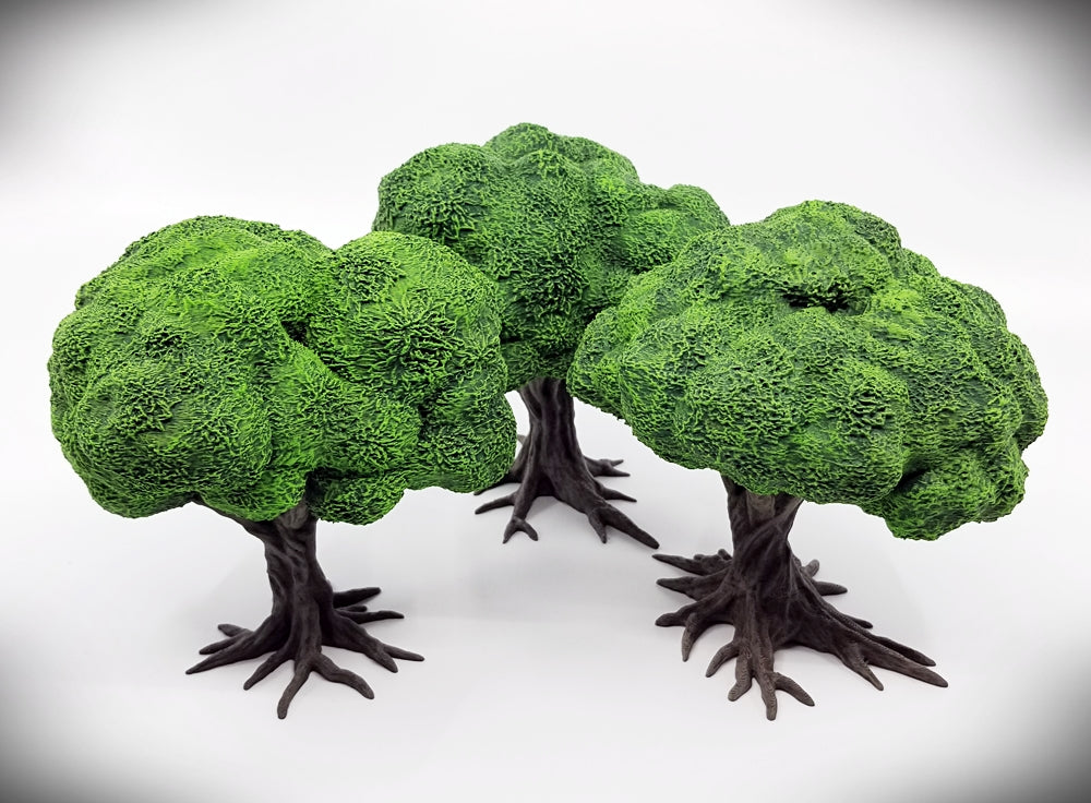 Deciduous Tree Set by Terrainify - Digital STL File