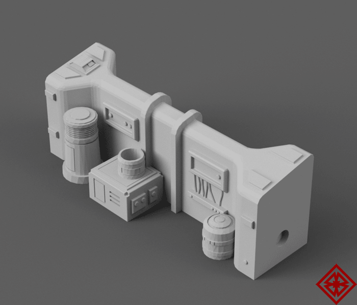 Modular Landing Bay Core - Digital STL Files