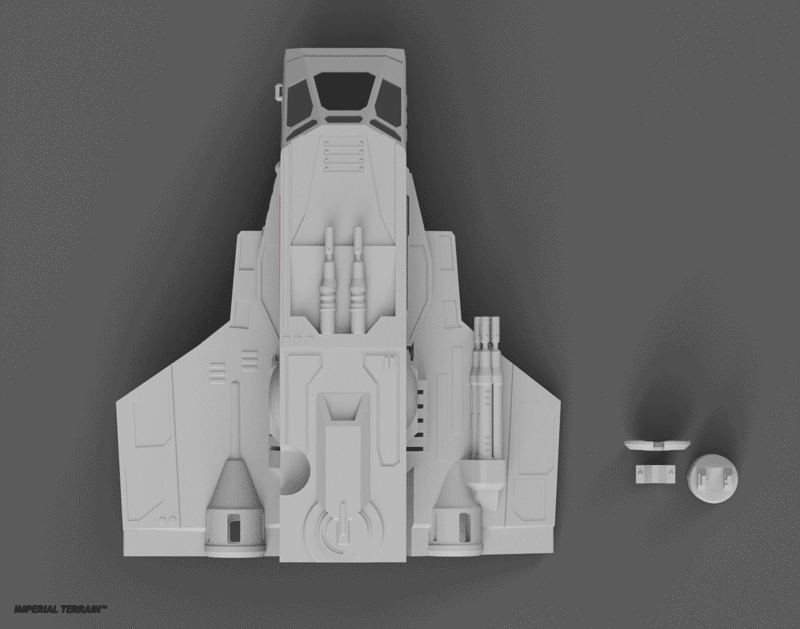 Vando's Ship - Digital STL File