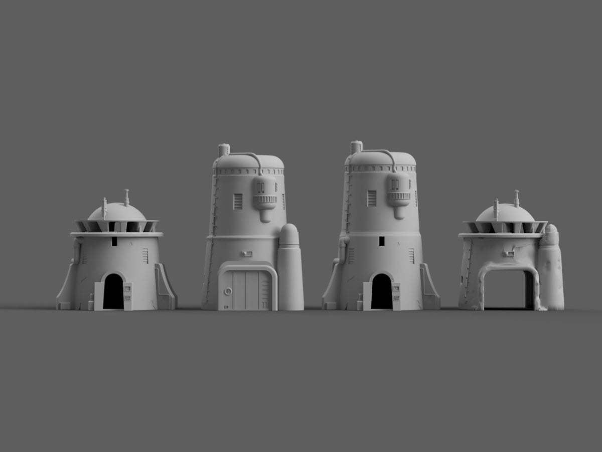 Desert Towers - Digital STL File
