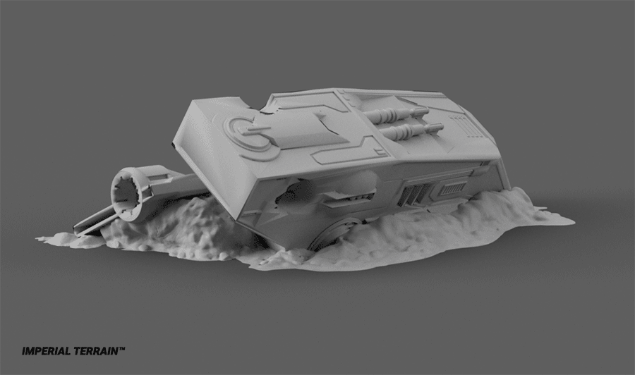 Vando's Ship - Digital STL File