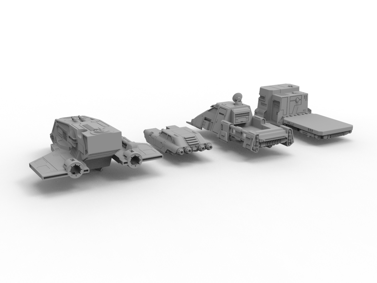 Vehicle Pack - Digital STL Files