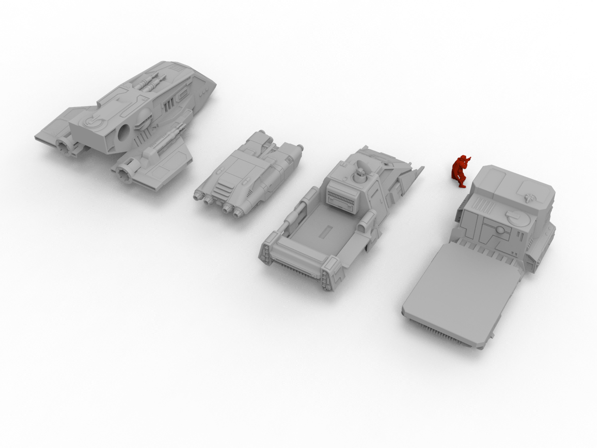 Vehicle Pack - Digital STL Files