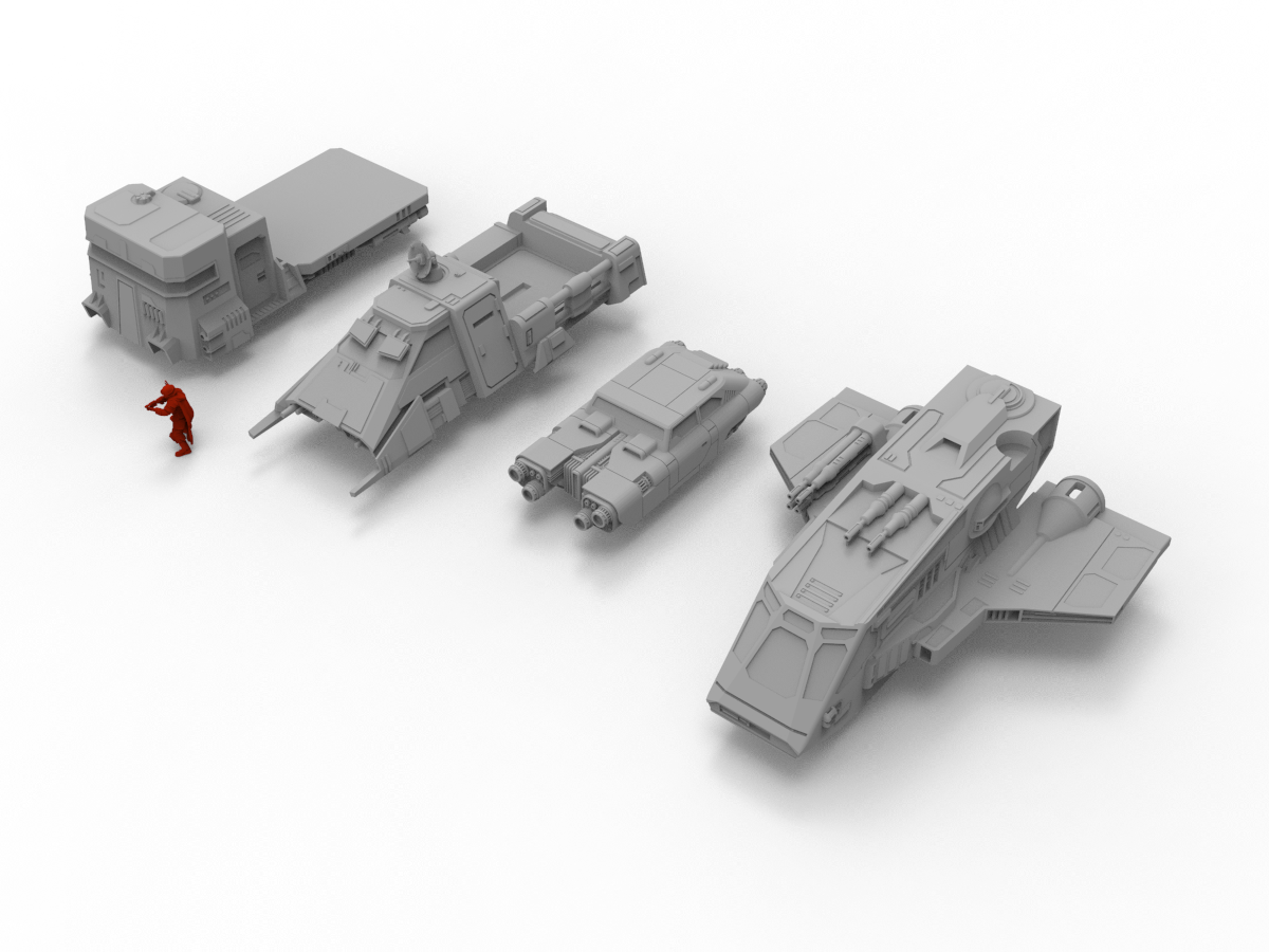 Vehicle Pack - Digital STL Files