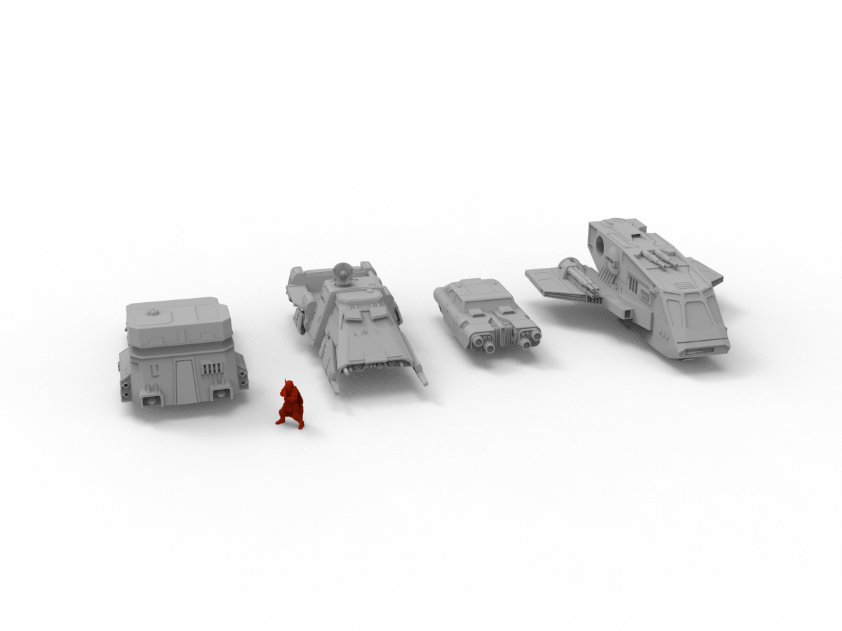 Vehicle Pack - Digital STL Files