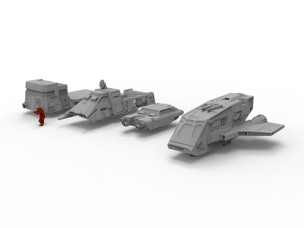Vehicle Pack - Digital STL Files