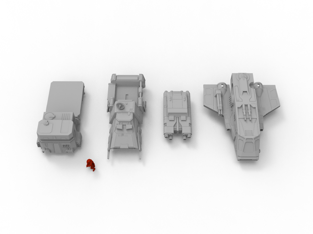 Vehicle Pack - Digital STL Files