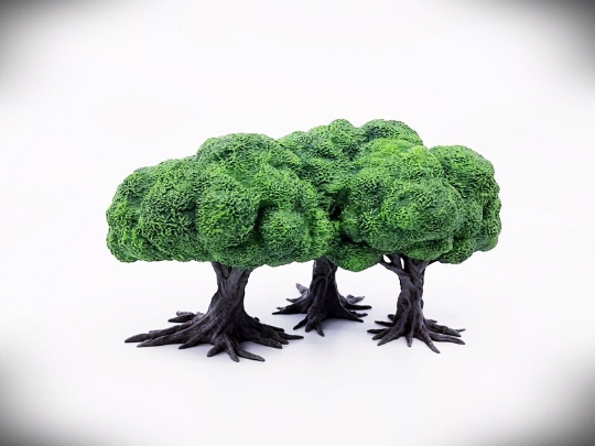 Deciduous Tree Copse A by Terrainify - Digital STL File