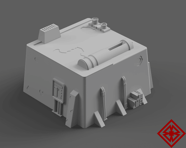 Desert Urban Dwelling - Digital STL File