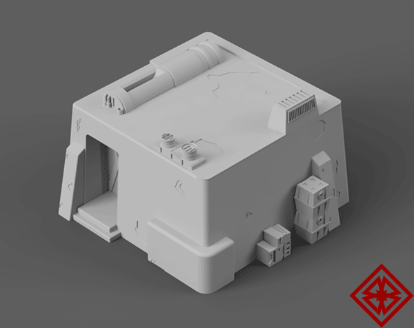 Desert Urban Dwelling - Digital STL File