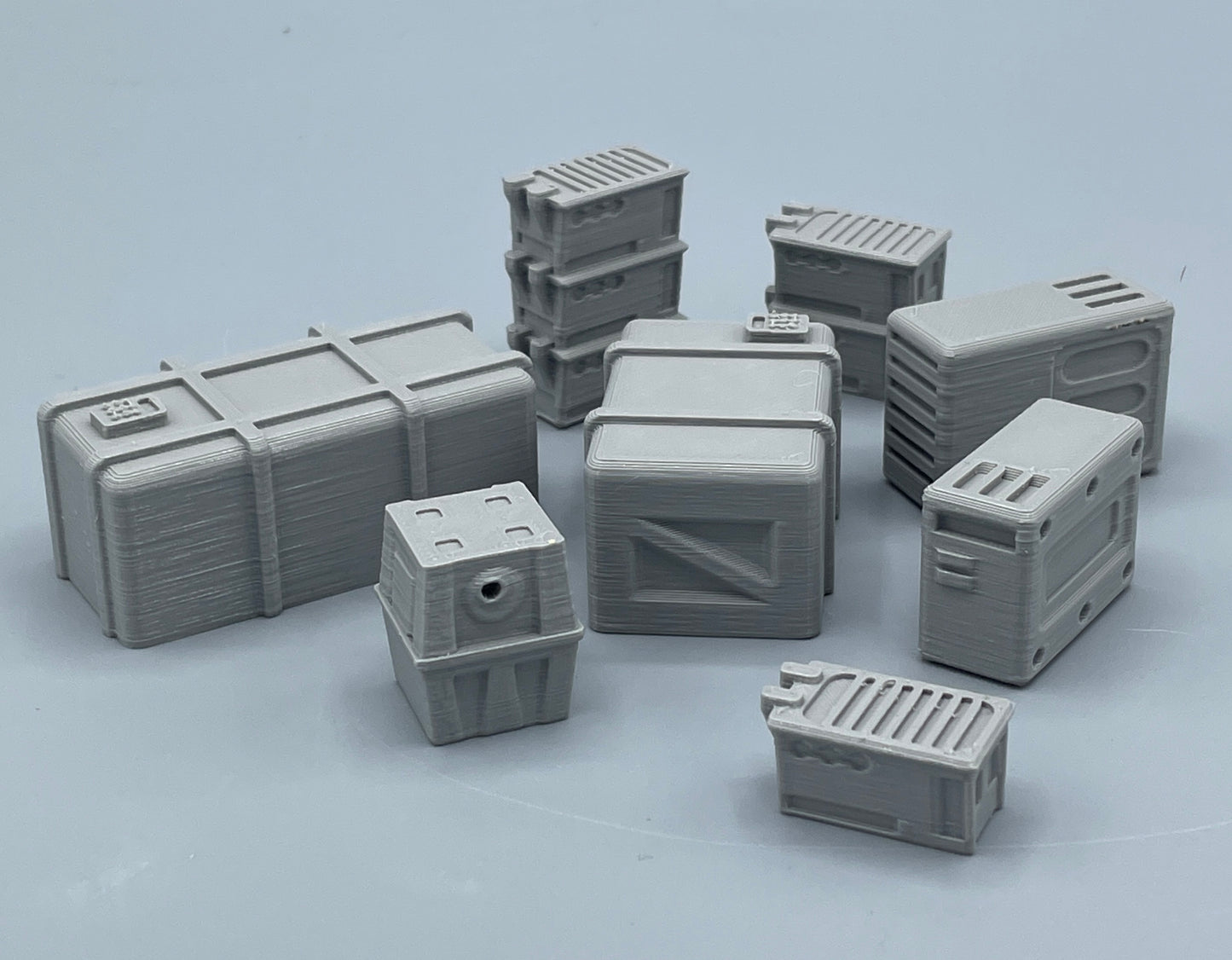 Barrels Boxes and Barricades - Digital STL Files
