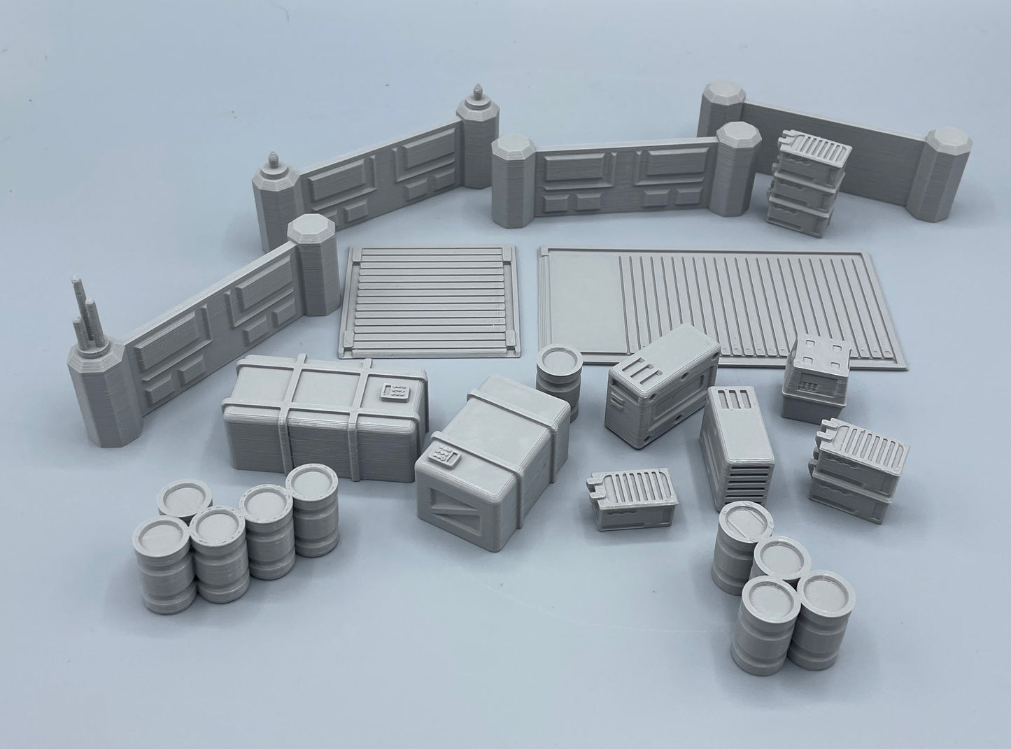 Barrels Boxes and Barricades - Digital STL Files