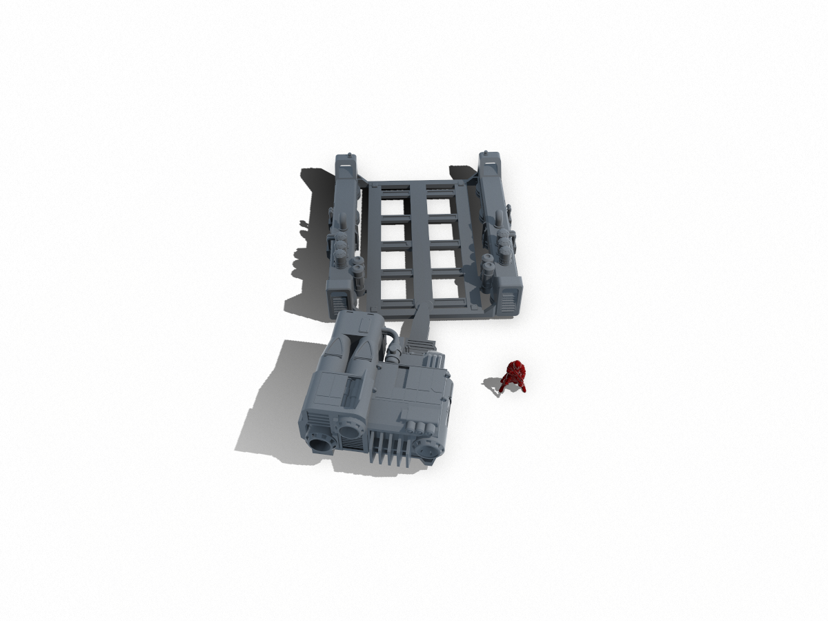 Repulsor Tug and Barge - Digital STL Files