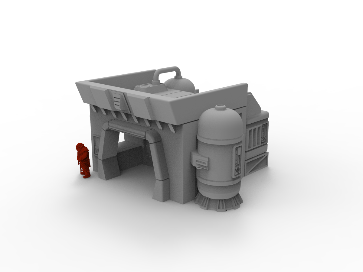 Urban Vendor Stand - Digital STL Files