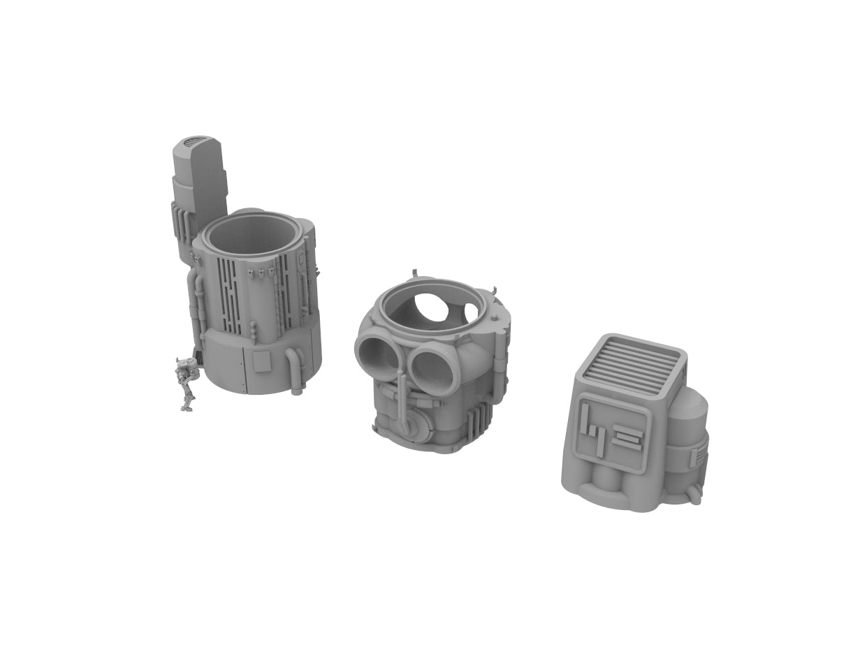 Cooling Tower - Digital STL Files