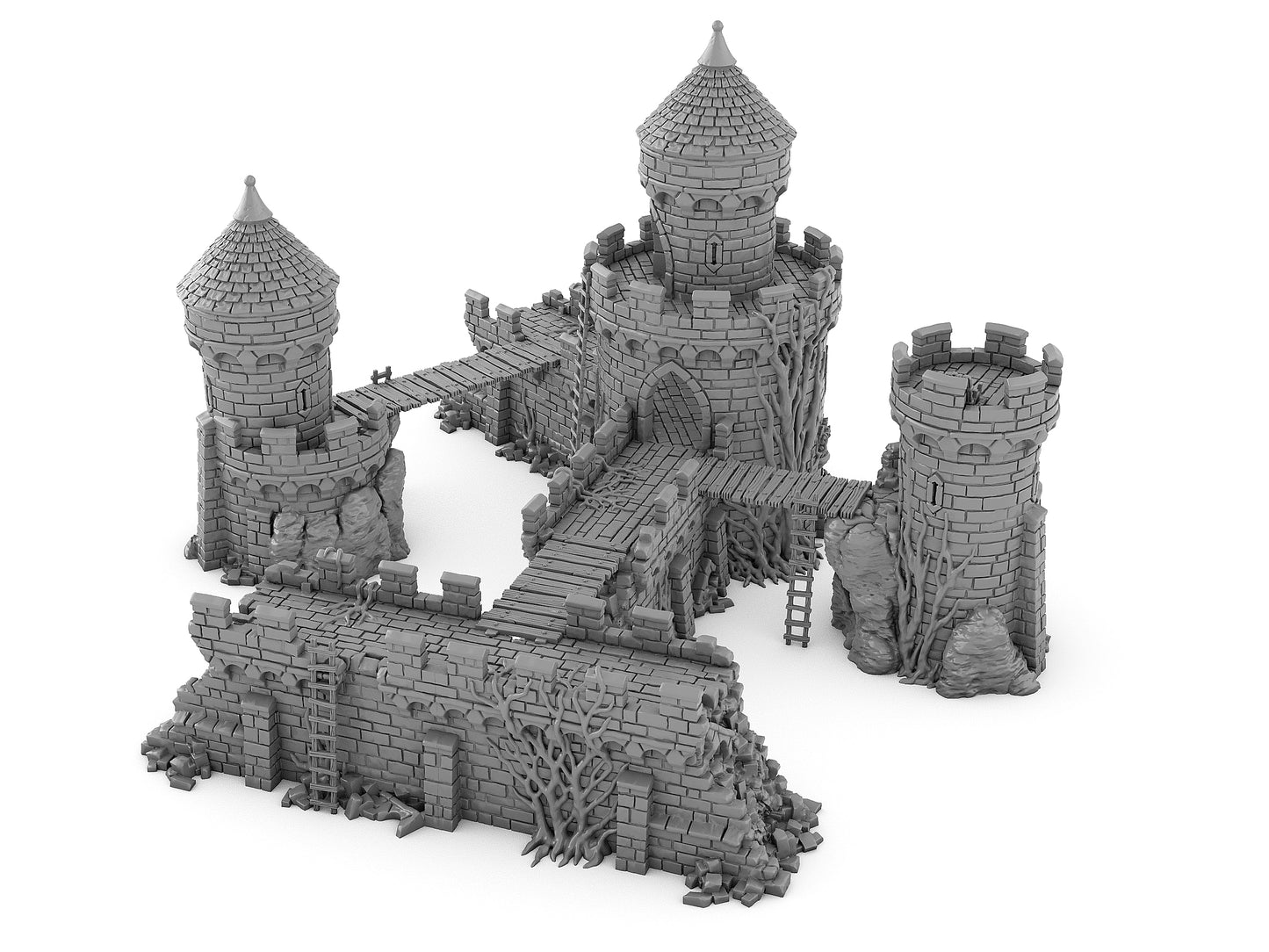 Ruined Castle by Jesús - Digital STL Files