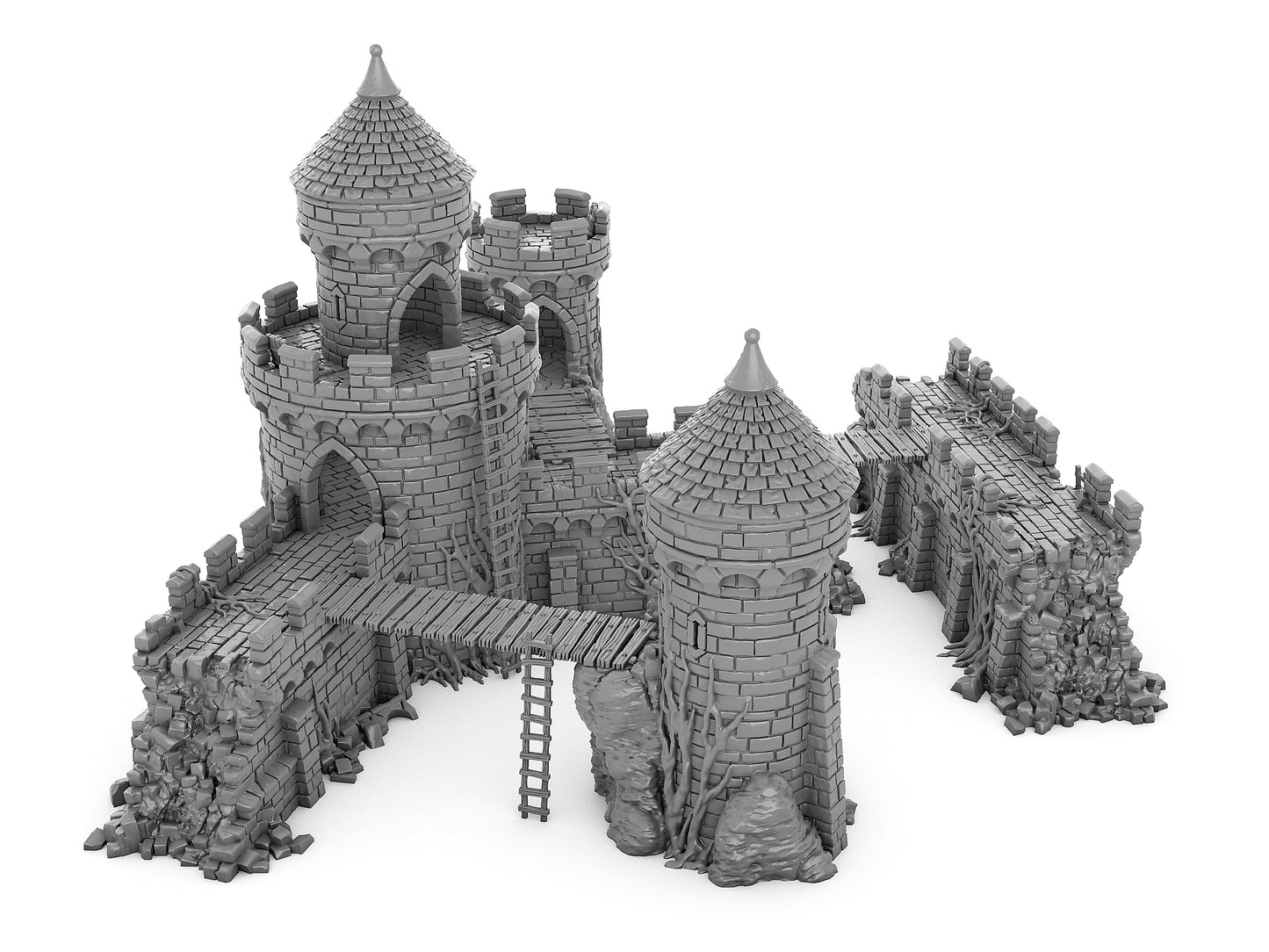 Ruined Castle by Jesús - Digital STL Files