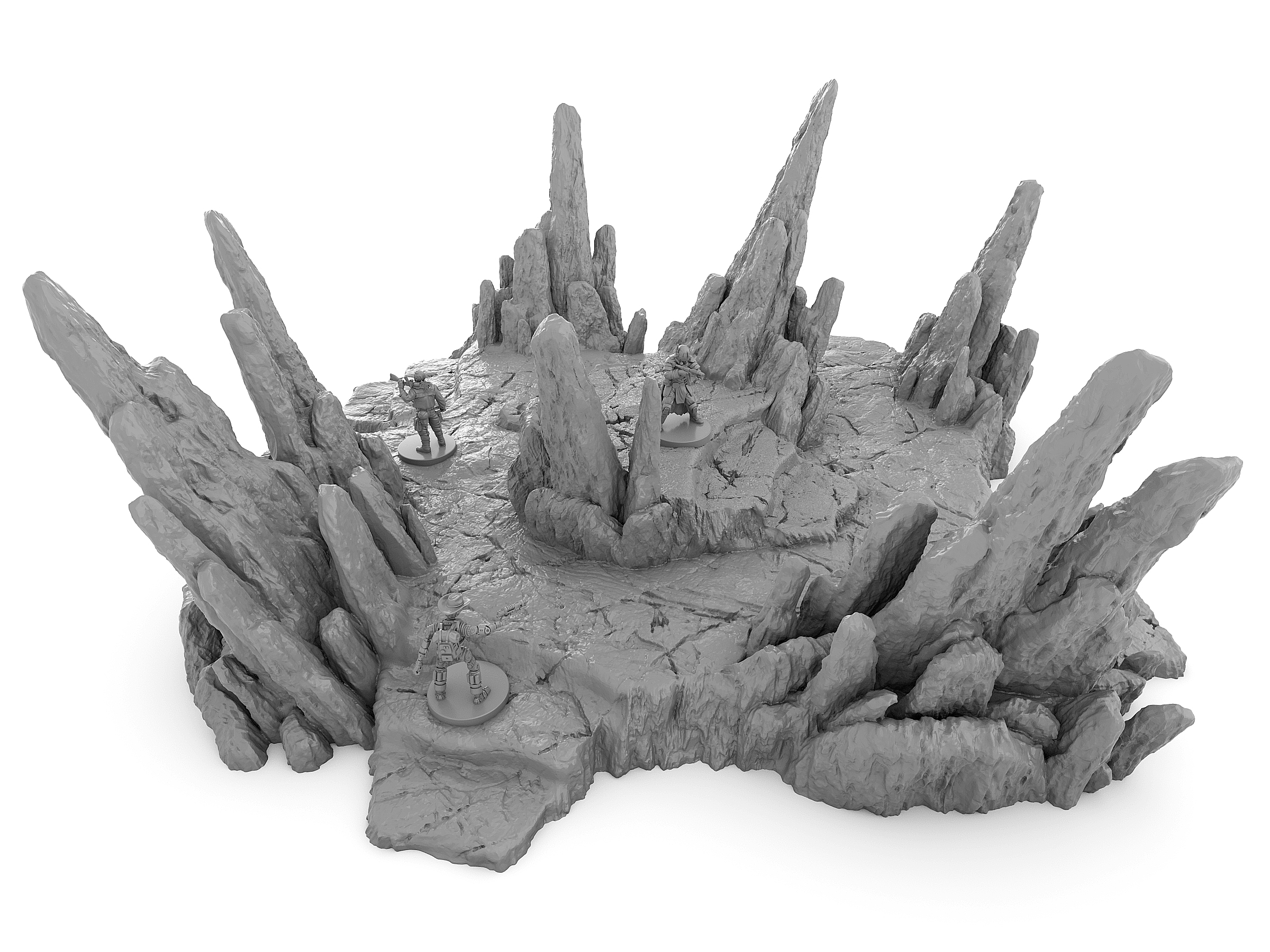 This is the Terrain Huge Pieces by Jesús - Digital STL Files