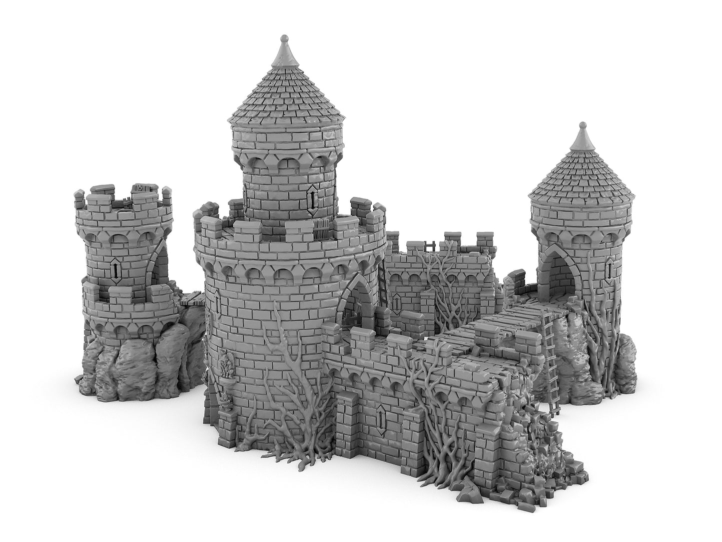 Ruined Castle by Jesús - Digital STL Files