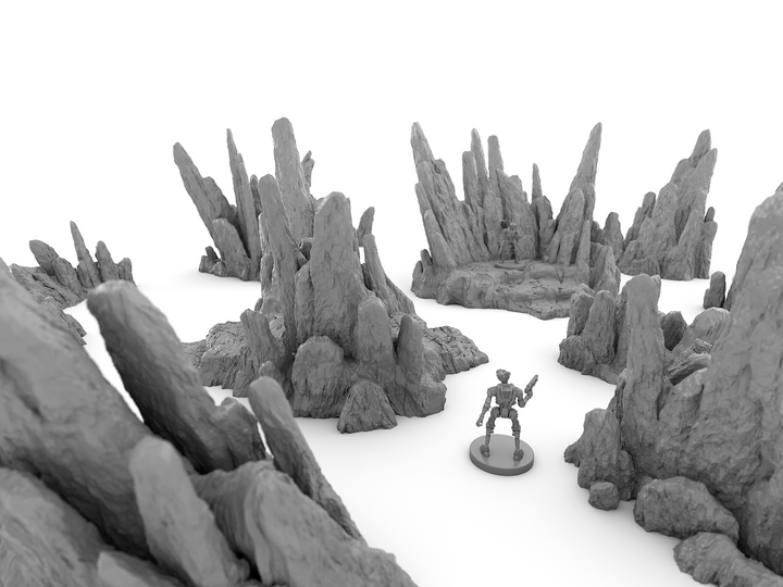 This is the Terrain Small Pieces by Jesús - Digital STL Files