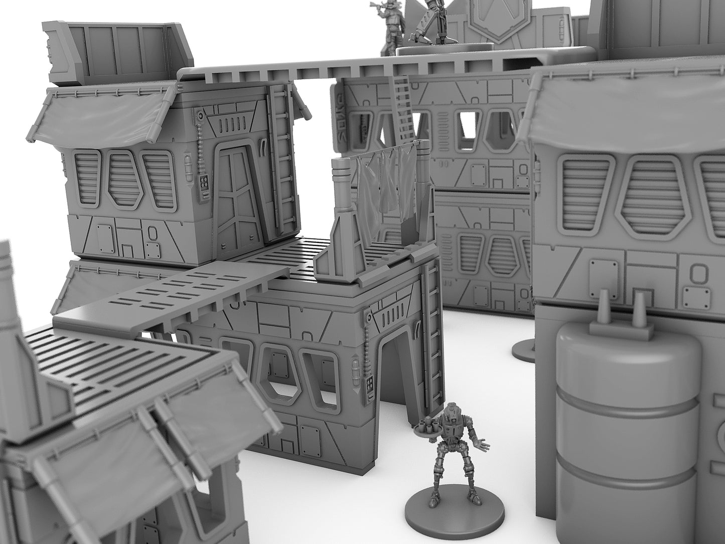 Fractured City Base Set - Digital STL Files