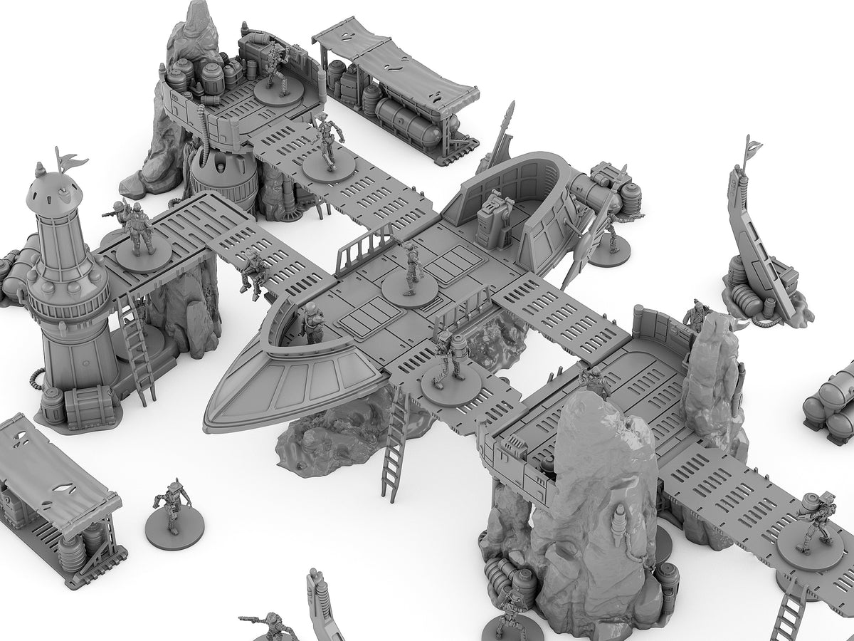 Pirate Outpost by Jesús - Digital STL Files – Imperial Terrain