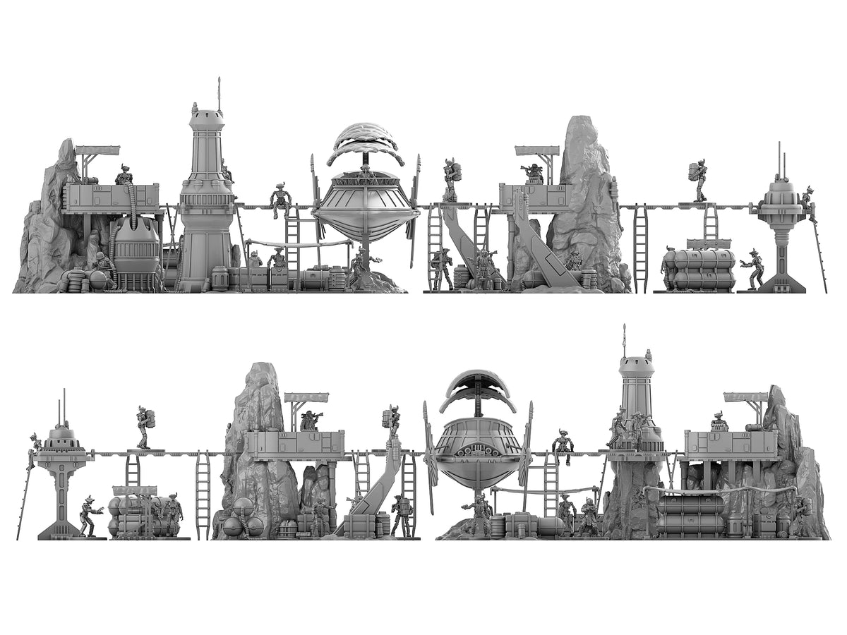 Pirate Outpost by Jesús - Digital STL Files – Imperial Terrain