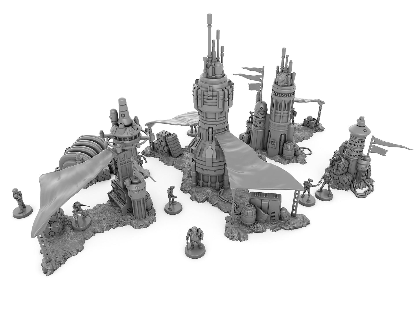 Communication Towers by Jesús - Digital STL Files