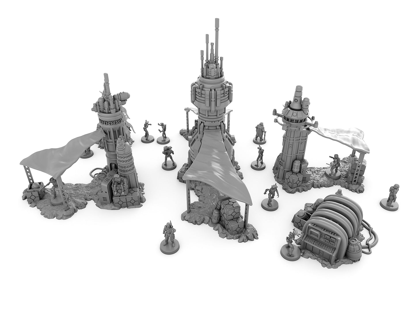 Communication Towers by Jesús - Digital STL Files