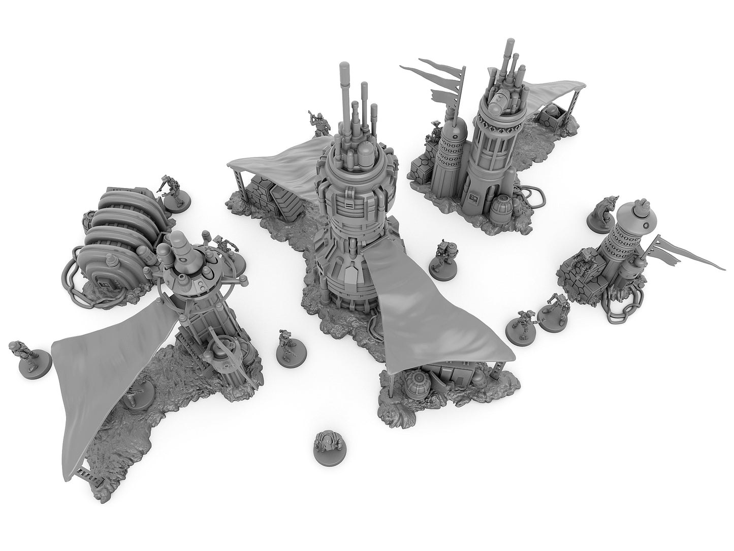 Communication Towers by Jesús - Digital STL Files