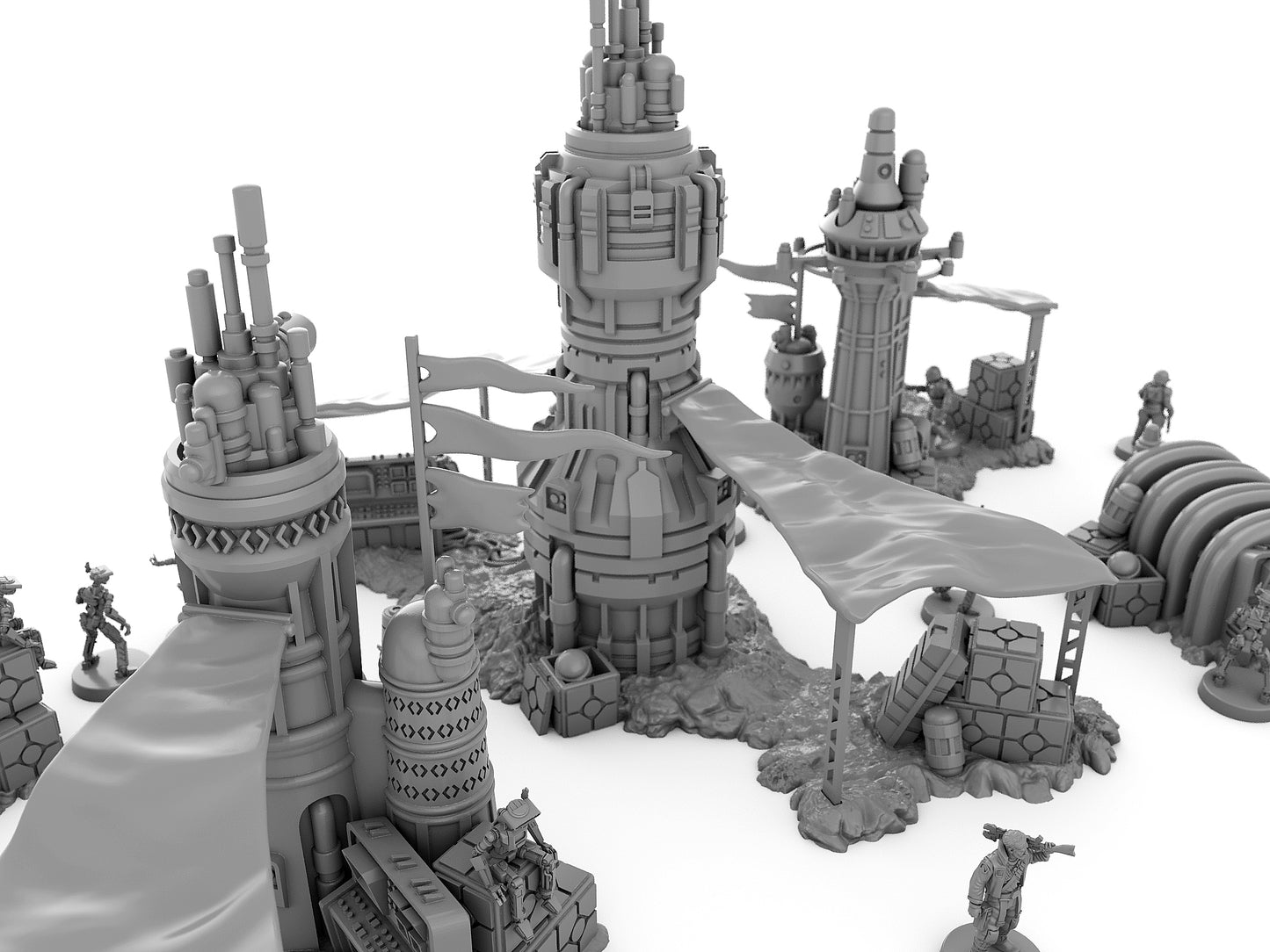 Communication Towers by Jesús - Digital STL Files