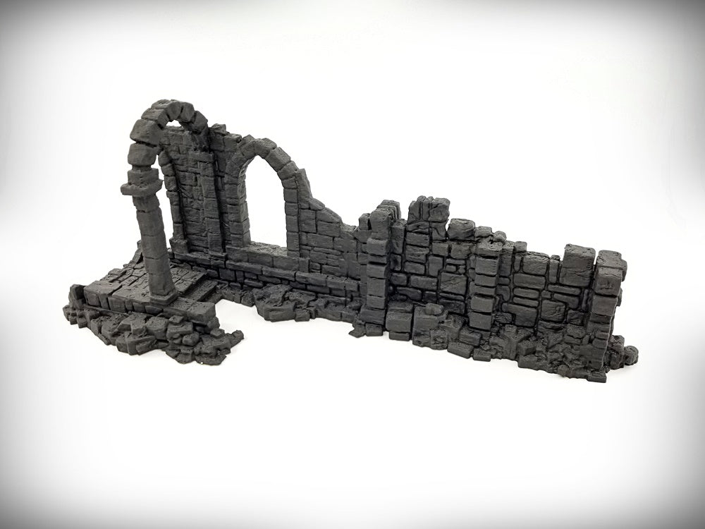 Terrainify Ruined Temple Wall B - Digital STL Files